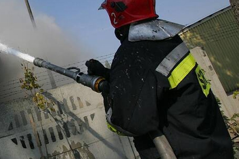 Pożar wybuchł w budynku przy ul. Białkowska Góra w Lublinie (Karol Zienkiewicz / Archiwum)