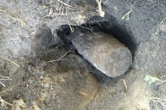 Szczególnie wiosną saperzy z takimi niewybuchami maja do czynienia niemal codziennie (KPP Krasnystaw