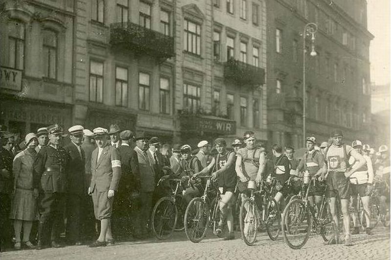 Kolarstwo w przedwojennym Lublinie (Archiwum Mai Lambert-Zamorowskiej)