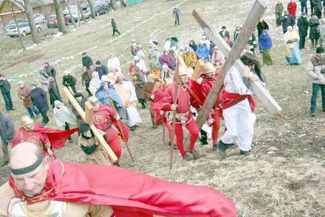 W misterium bierze udział co ósmy parafianin ze Świerszczowa. (Jacek Świerczyński)