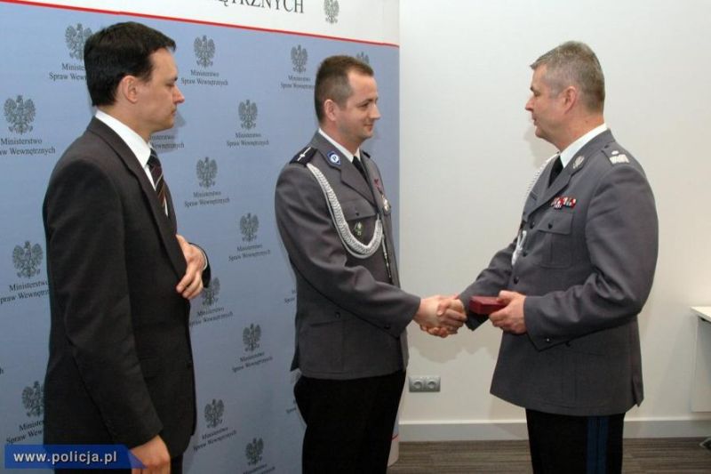 Nagroda dla policjanta z Janowa Lubelskiego. (Policja.pl)