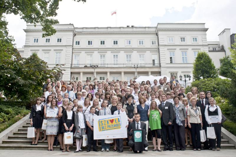 Tak było rok temu. Wychowawcy Roku 2011 z całego kraju spotkali się w warszawskim Pałacu Prezydencki
