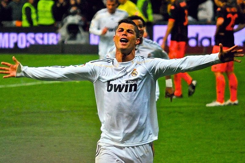 Cristiano Ronaldo zdobył w środę dwie bramki dla Realu Madryt w meczu z APOEL-em (Jan S0L0/wikipedia