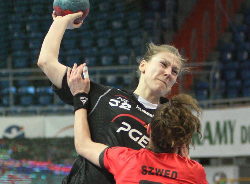 Alina Wojtas w sobotę i niedzielę zdobyła w Gdyni po pięć bramek (MACIEJ KACZANOWSKI)