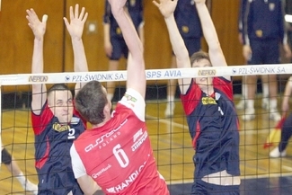W sobotę świdniczanie zagrali dobrze blokiem (JACEK ŚWIERCZYŃSKI)