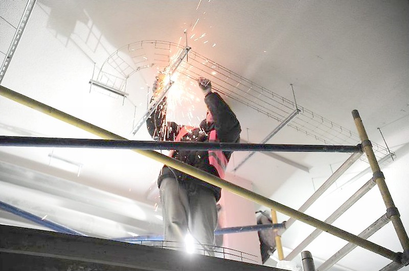 W terminalu Budimex wykonał podkonstrukcję stalową pod fasady aluminiowe (Mikołaj Majda)
