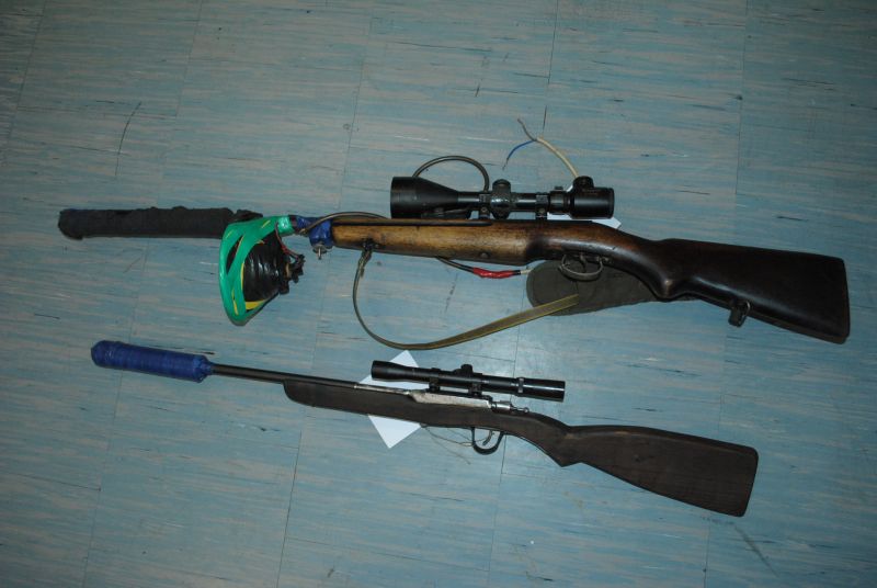 Zabezpieczona o 36-latka broń (KPP Biłgoraj)
