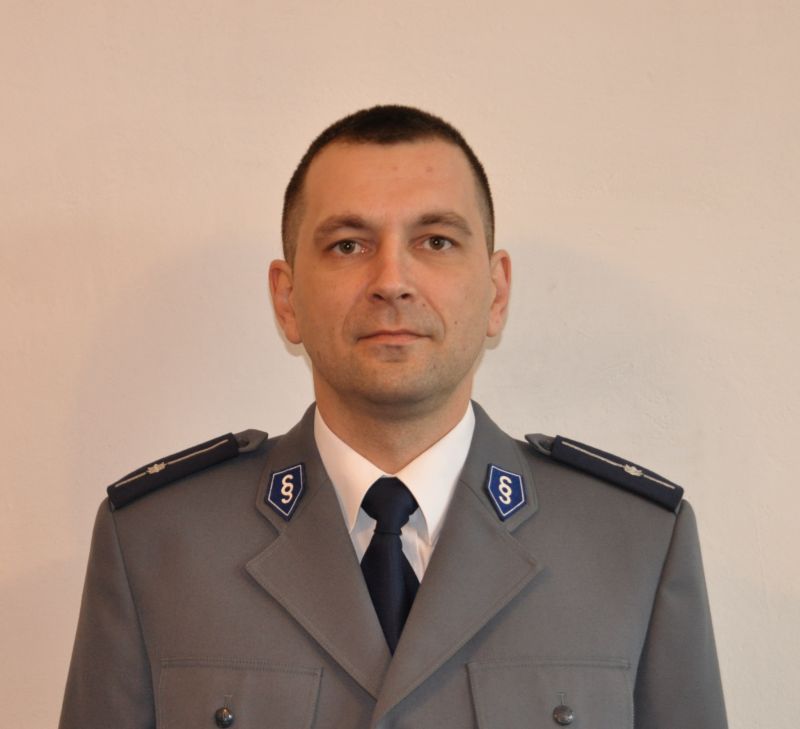 Jerzy Rusin, rzecznik tomaszowskiej policji (KPP Tomaszów Lubelski)
