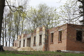 Remont pałacyku w Chojeńcu trwa już od kilku lat i końca robót nie widać
 (Urząd Gminy w Siedliszcz