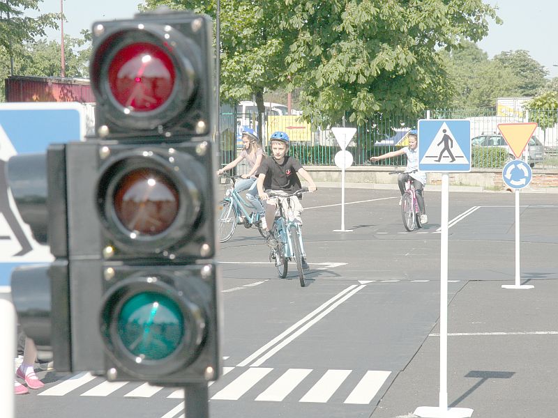 W Świdniku powinno powstać miasteczko rowerowe – proponuje policja (Maciej Kaczanowski / Archiwum)