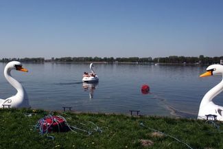 Majówka nad zalewem Zemborzyckim w Lublinie (Jacek Świerczyński)