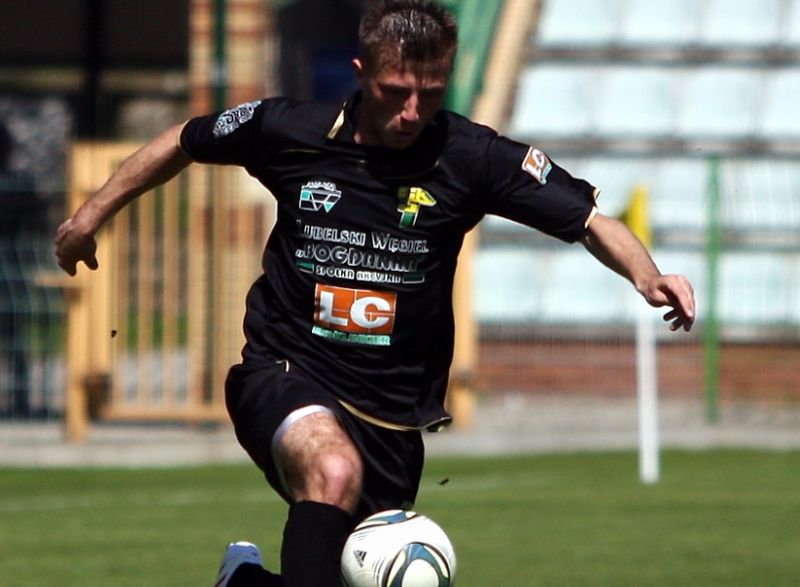 Wojciech Łuczak wiosną strzelił już sześć bramek dla Bogdanki (JACEK ŚWIERCZYŃSKI)