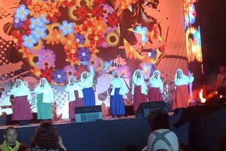 Występ śpiewaczek z Jarzębiny. (Jacek Świerczyński MoDO)