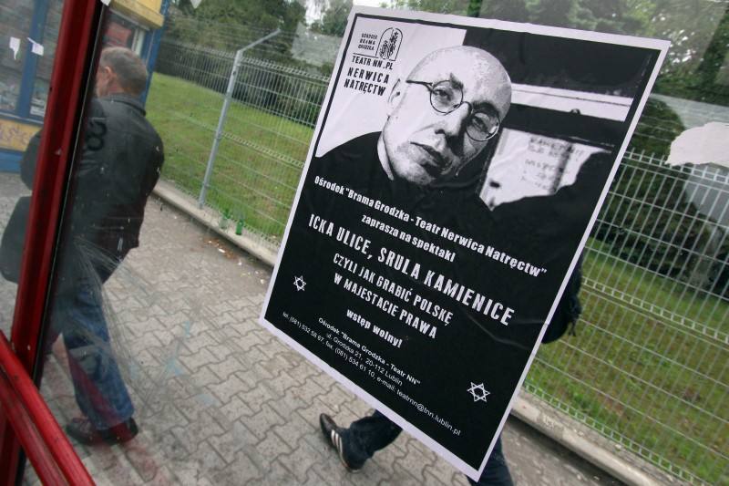 Takie plakaty pojawiły się w środę w Lublinie (Wojciech Nieśpiałowski)