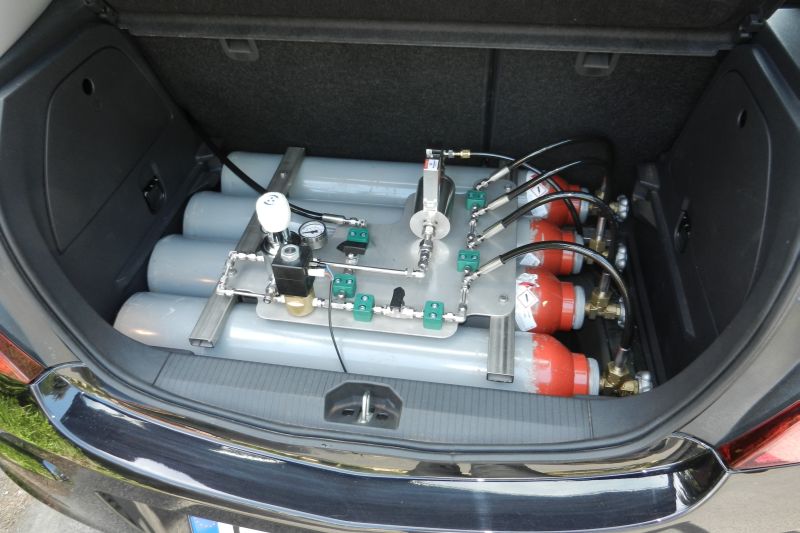 Instalacja wodoru w samochodzie Opel Corsa  (pollub.pl)