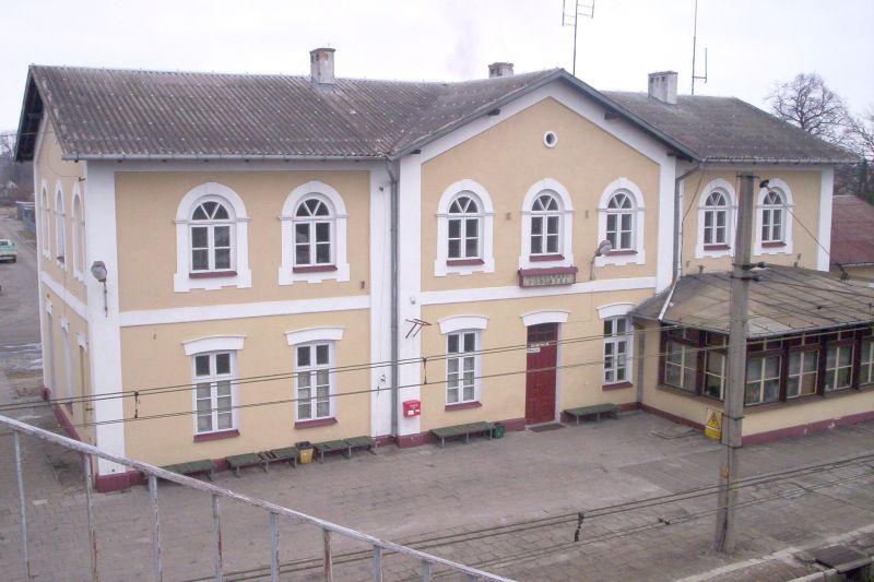 Dworzec w Międzyrzecu Podlaskim (DW/archiwum)