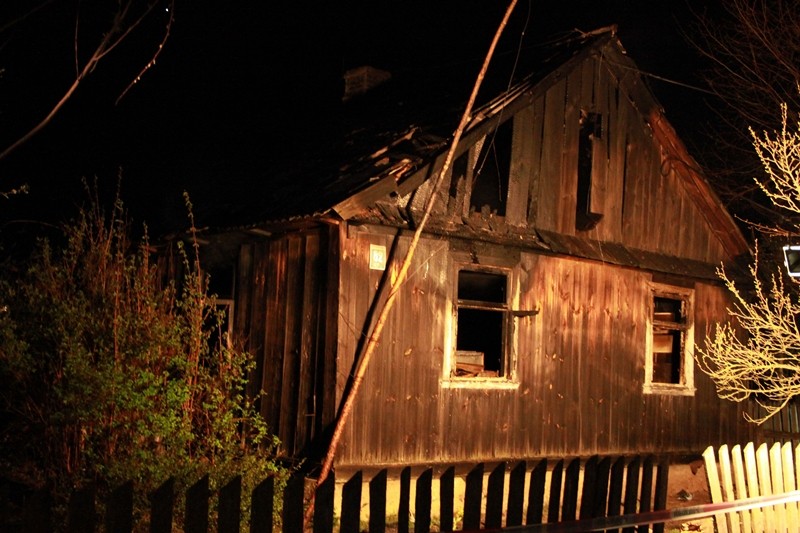 Tak wyglądał dom po pożarze (Ewa Bojarczuk)