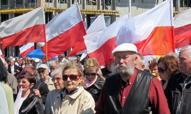 W marszu w obronie Telewizji Trwam brali udział mieszkańcy całej Zamojszczyzny (Anna Szewc)