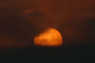 Wenus na tle Słońca  (Czytelnik Łukasz Banach)