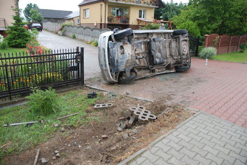 Wypadek w Olbięcinie (policja Kraśnik)