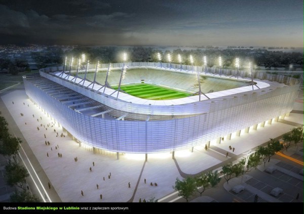 Tak ma wyglądać nowy stadion w Lublinie (wizualizacja)