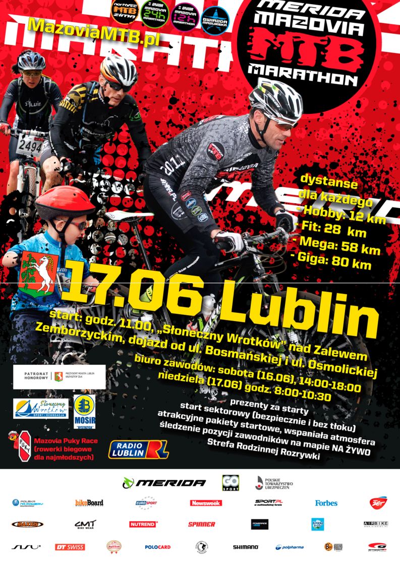 VII etap cyklu Merida Mazovia MTB Marathon, czyli IV Lubelski Maraton Rowerowy (Mat. org)