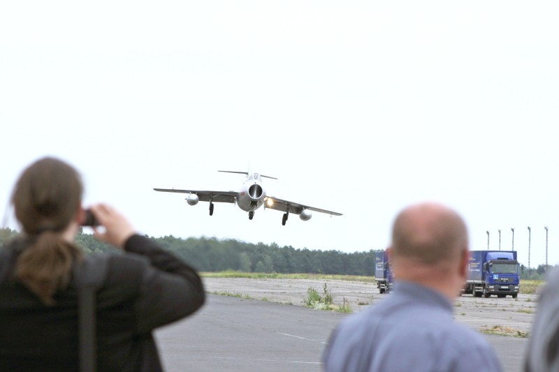 60-letni samolot myśliwsko-bombowy SB Lim-2 wylądował wczoraj na bialskim lotnisku (Ewa Bojarczuk)