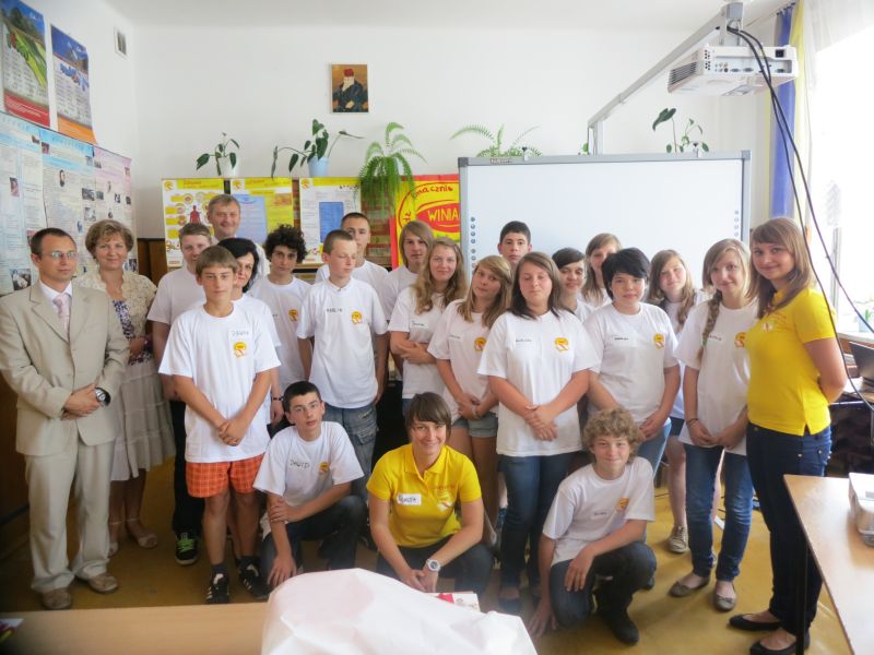 Klasa 1b Gimnazjum z Zespołu Szkół Miejskich nr 2 w Hrubieszowie (Organizatorzy)