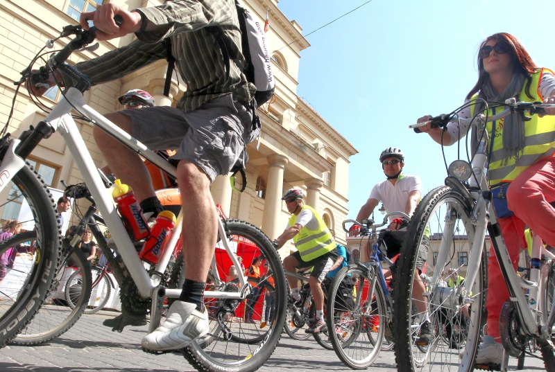 W sumie powstać ma 30 km nowych tras dla rowerzystów<br />
 (Wojciech Nieśpiałowski/Archiwum)