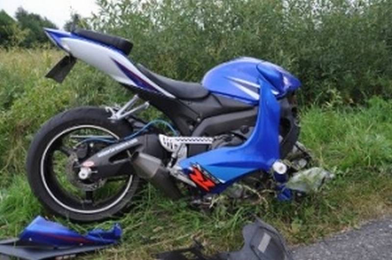 22-letni motocyklista  na zakręcie stracił panowanie (policja)