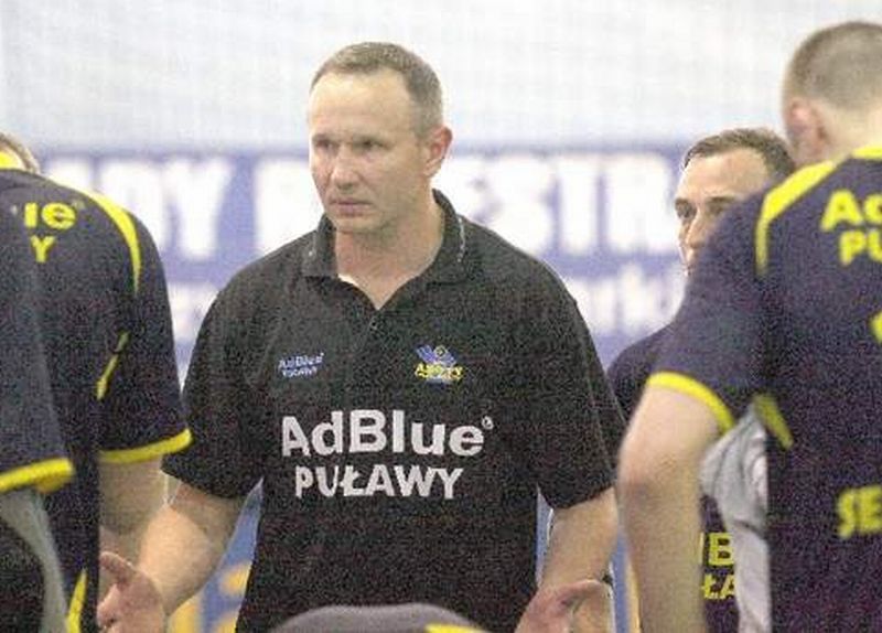 Marcin Kurowski nadal będzie trenerem Azotów Puławy (ARCHIWUM)