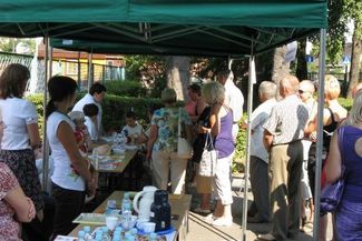 W czasie badań do poszczególnych stanowisk ustawiały się kolejki (Fot. Urząd Miasta Chełm)