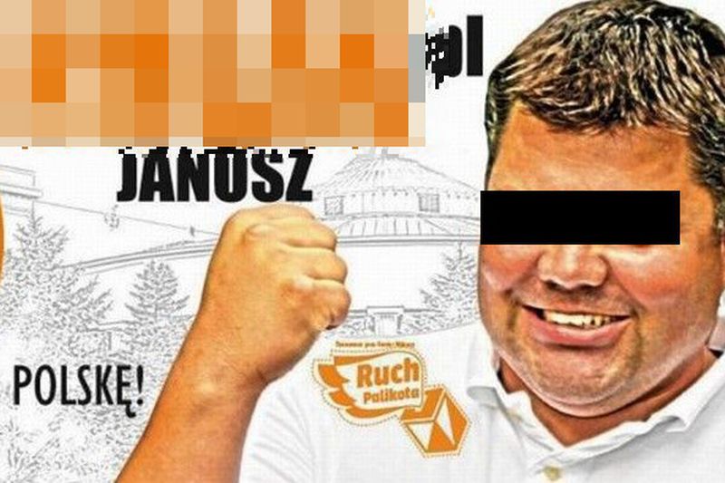 Plakat wyborczy Janusza K.