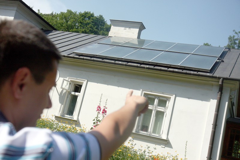 Mieszkańcy obu miejscowości wykazali za to ogromne zainteresowanie budową kolektorów słonecznych (Ja