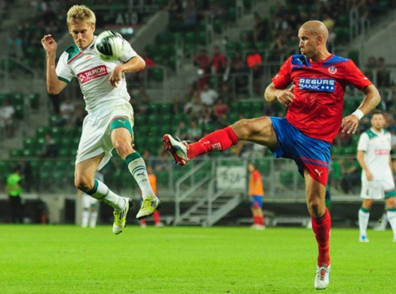 Śląsk Wrocław przegrał w środę z Helsingborgs IF 1:3 (Tomasz Trybus/MMWroclaw)