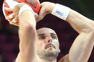 Marcin Gortat i jego koledzy 8 września zagrają w Lublinie (Materiały prasowe PZKosz)
