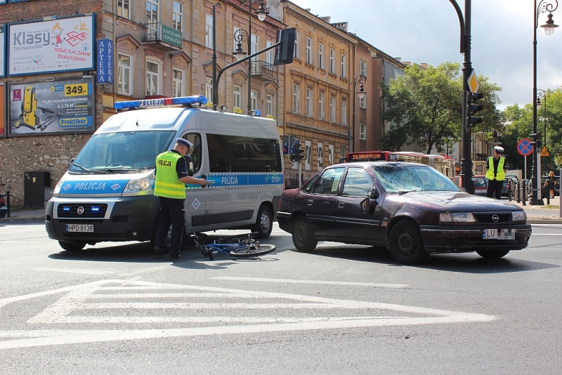 Wypadek na skrzyżowaniu Narutowicza i Okopowej (Łukasz Dudkowski)