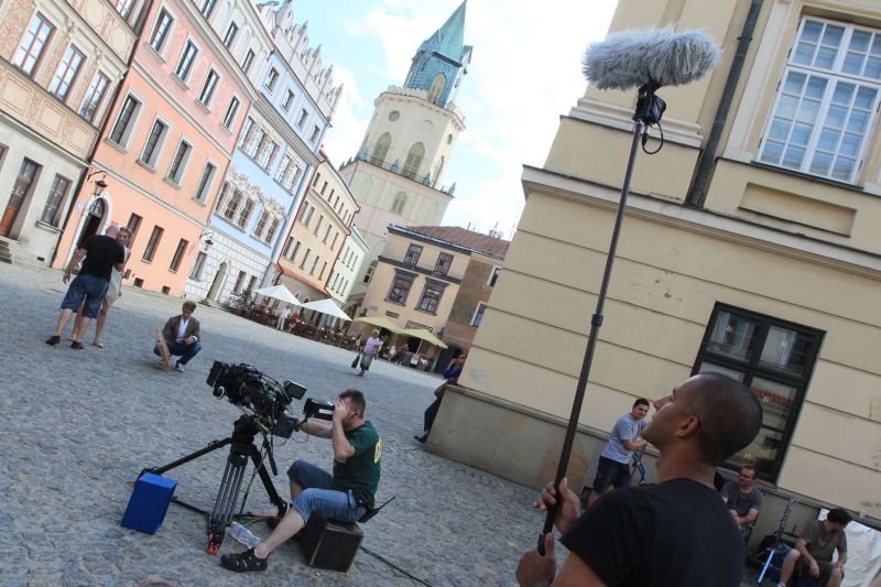 Władze Lublina, które współfinansują produkcję, liczą że serial przyczyni się do promocji miasta (Wo