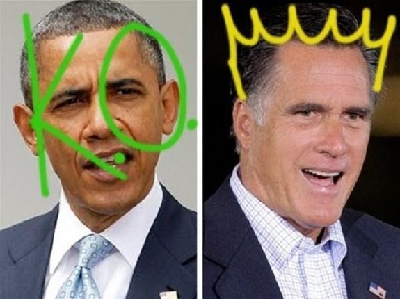 Tak amerykańscy internauci komentują wynik pierwszej debaty prezydenckiej: nokaut Obamy, Romney w ko