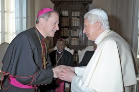 Biskup Paprocki i Benedykt XVI (Archiwum)