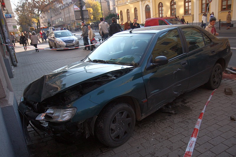 Wypadek na Krakowskim Przedmieściu w Lublinie (Jacek Świerczyński)