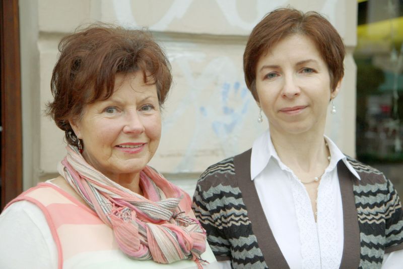 Od lewej: Anną Kuszneruk i Jadwiga Pawłowska-Machajek (Maciej Kaczanowski)