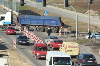 Ostateczne zamknięcie wjazdu z S17 w al. Lotników Polskich planowane jest na przyszłą środę lub czwa