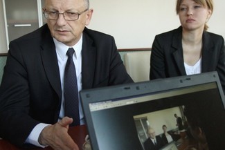 Czat z Krzysztofem Żukiem w redakcji Dziennika Wschodniego (Maciej Kaczanowski)