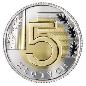 Mieszkaniec Czemiernik wypłacił z banku w Radzyniu Podlaskim 500 monet 5-złotowych (Archiwum)