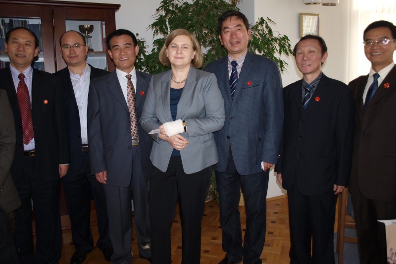 Przed kilkoma tygodniami politechnikę odwiedziła delegacja z Hunan Normal University (Biuro Wymiany 