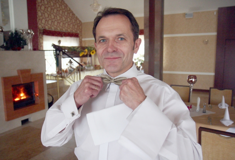 Robert Golec pracuje w trzygwiazdkowym hotelu "Dwór Choiny” w Kazimierzówce (Jacek Świerczyński)