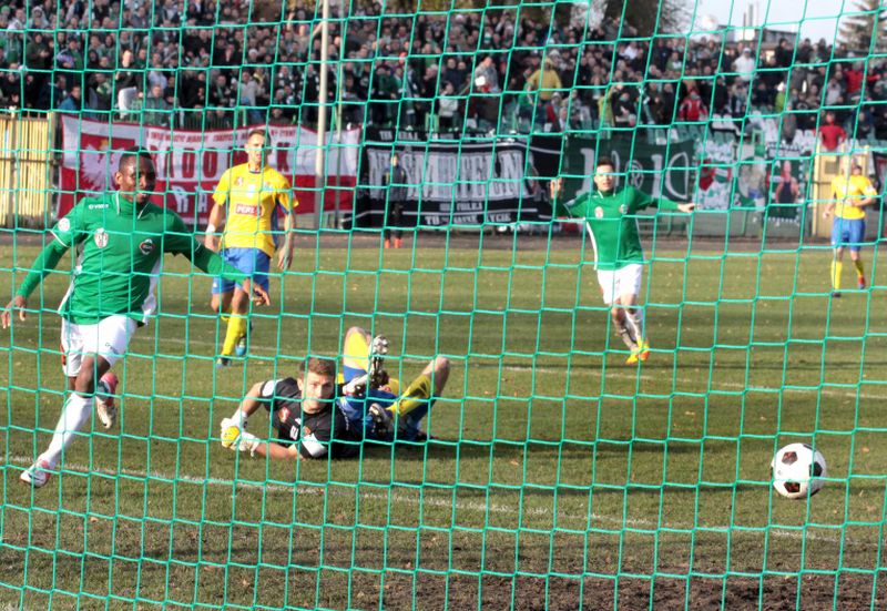 Piłkarze Motoru Lublin przegrali z Radomiakiem 0:3 (TADEUSZ KLOCEK/ECHO DNIA)