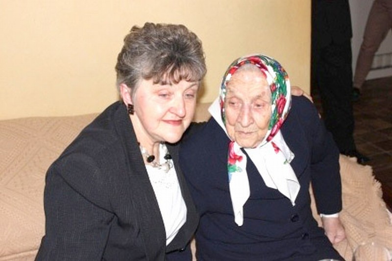 Józefa Bednarczyk z córką Janina Rybacką