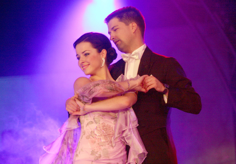 Weronika Zdyb i Sylwester Tułajew podczas gali finałowej "Tańca z ViP-ami”  (Jacek Świerczyński / A